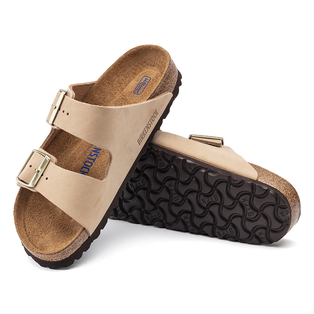 Birkenstock Arizona Nubuck Leather Sandcastle