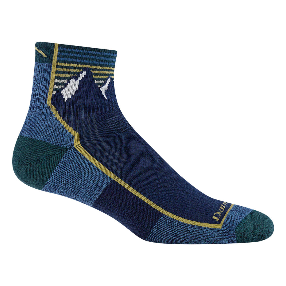 Darn Tough Men's Hiker Quarter Cushioned Wool Hiking Socks