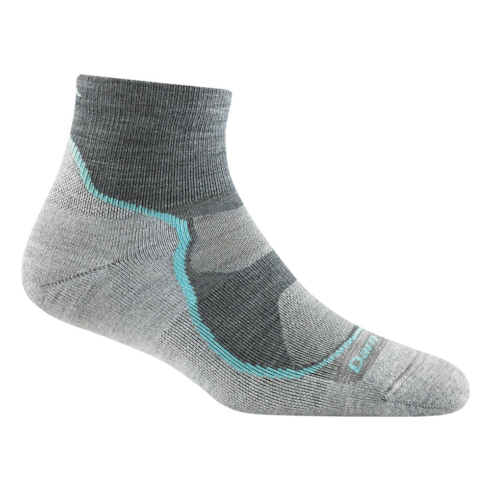 Darn Tough Women's Light Hiker Quarter Crew Hiking Socks