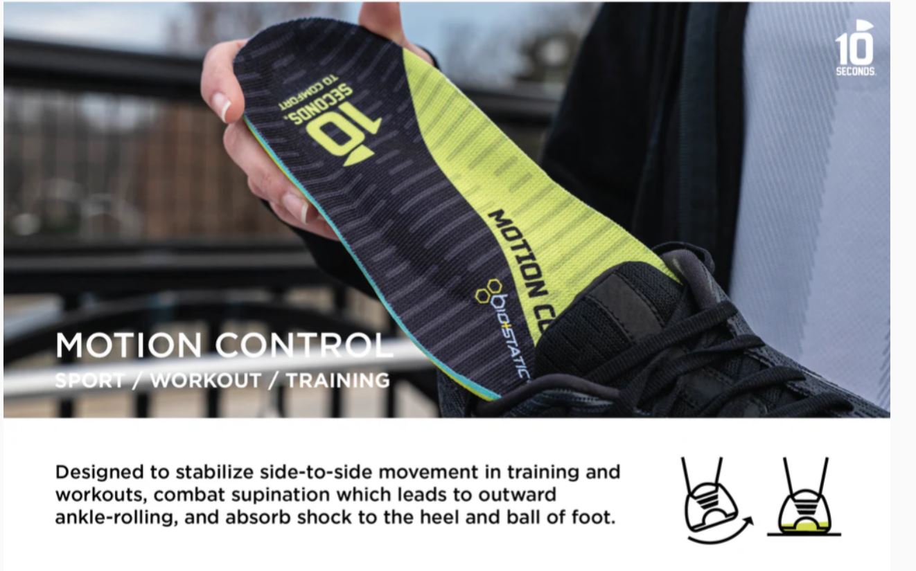 10 Seconds Motion Control Insoles