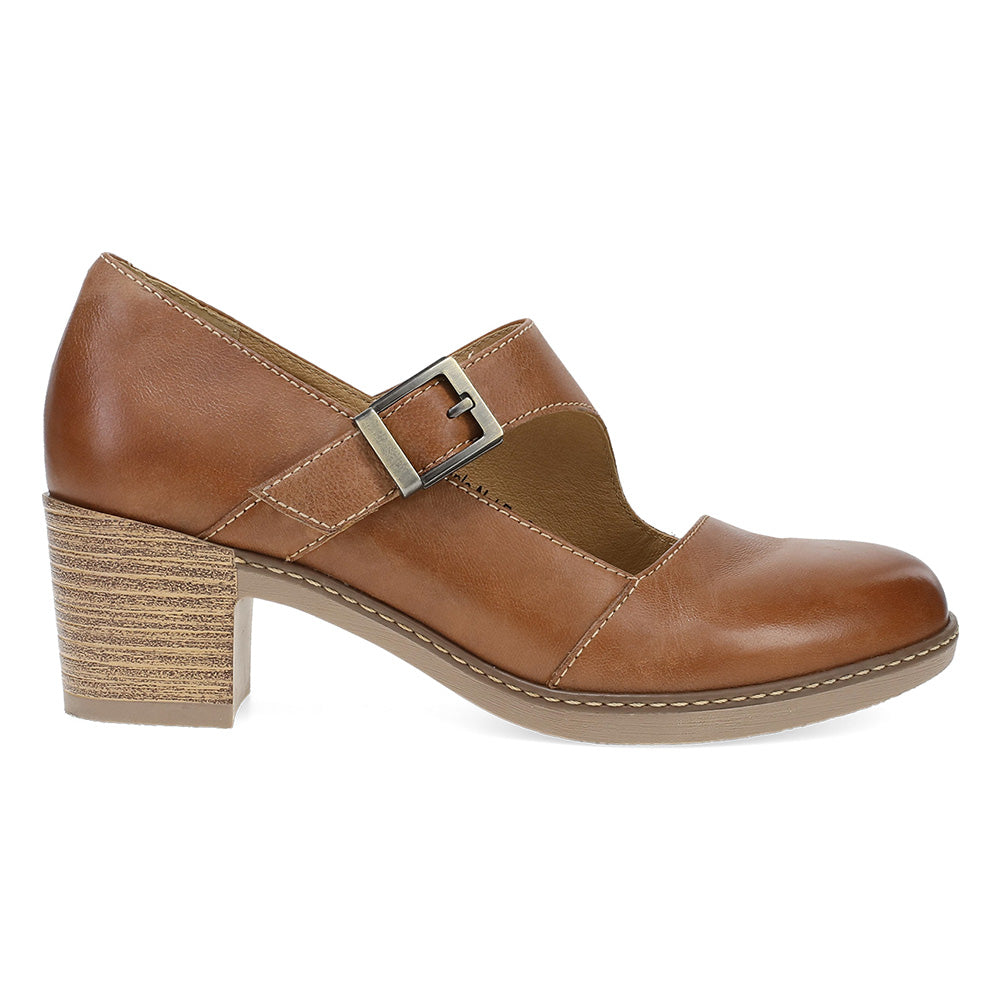 Dansko Women's Marigold Luggage Leather Mary Jane