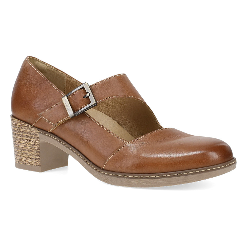 Dansko Women's Marigold Luggage Leather Mary Jane
