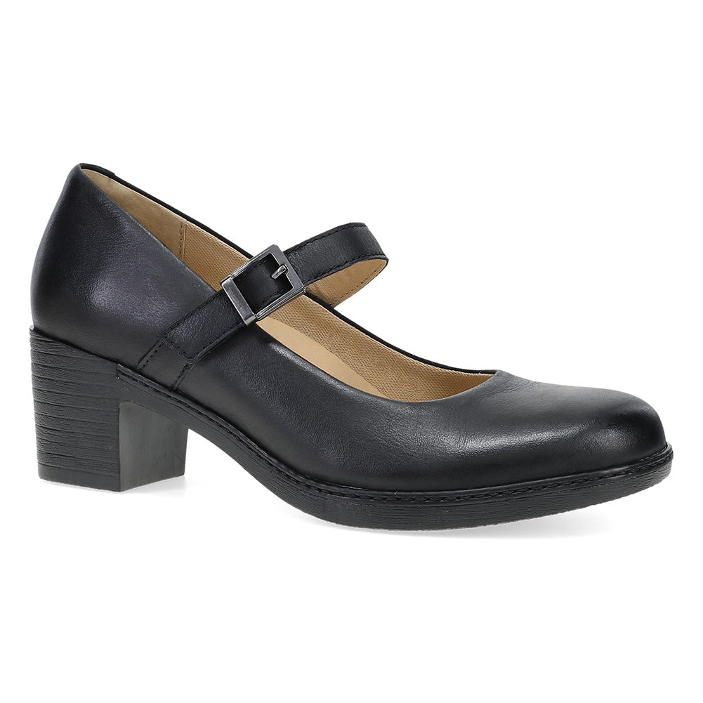Dansko Women's Marybeth Black Leather Mary Jane