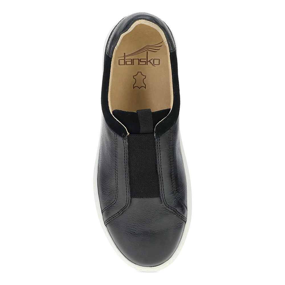 Dansko Women's Jenn Black Slip-on Sneaker