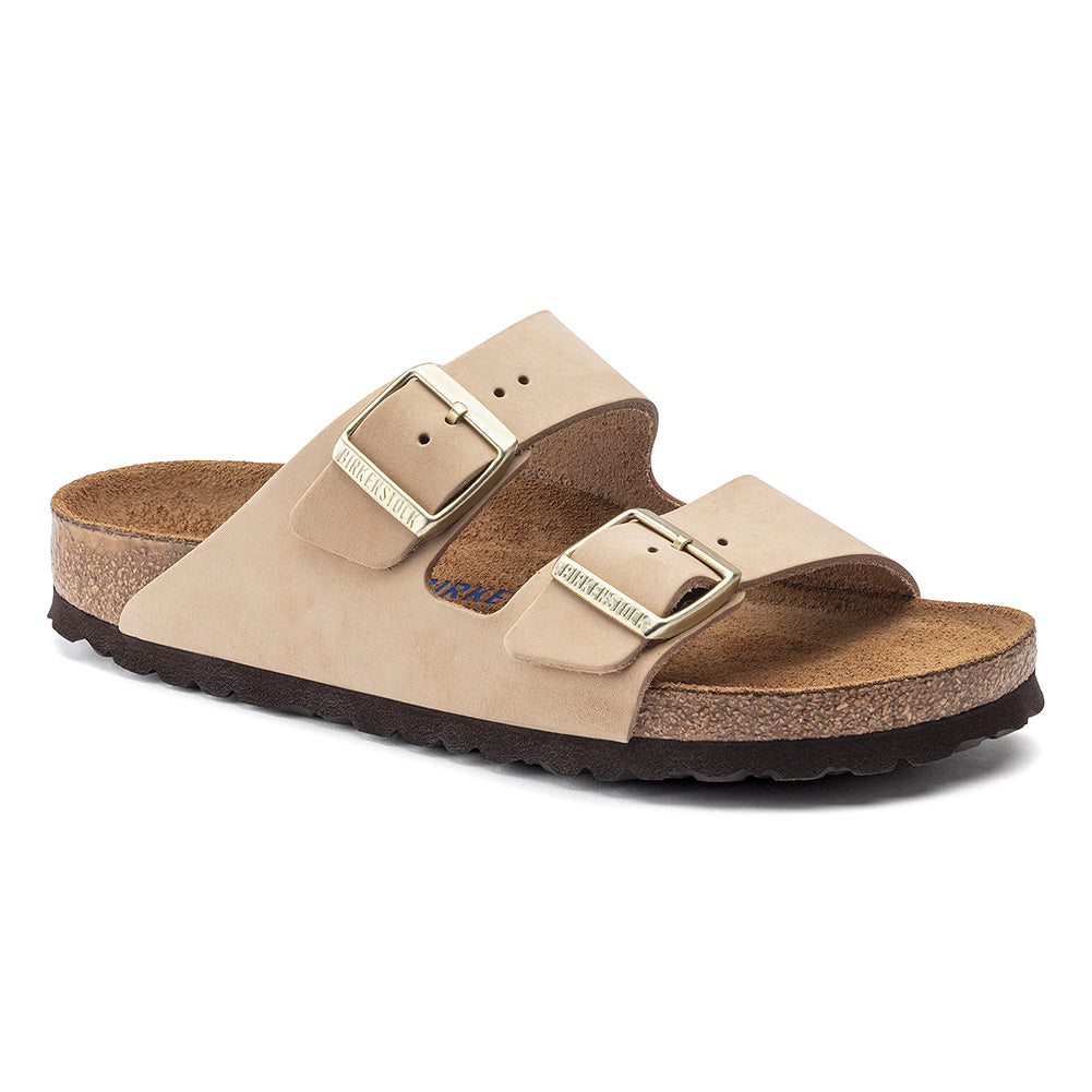Birkenstock Arizona Nubuck Leather Sandcastle