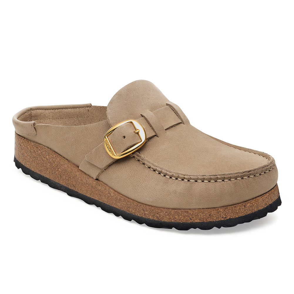 Birkenstock Women's Buckley Oiled Leather Tobacco Brown Clog