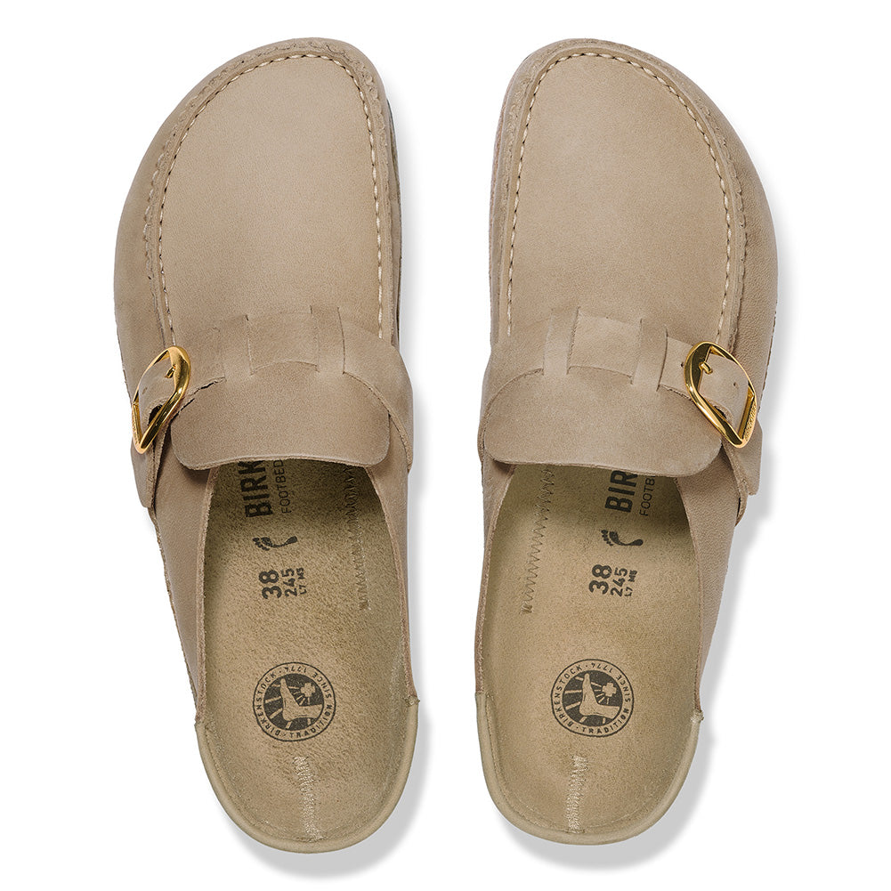 Birkenstock Women's Buckley Oiled Leather Tobacco Brown Clog