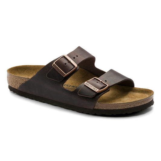 Birkenstock Unisex Arizona Oiled Leather Habana Sandals