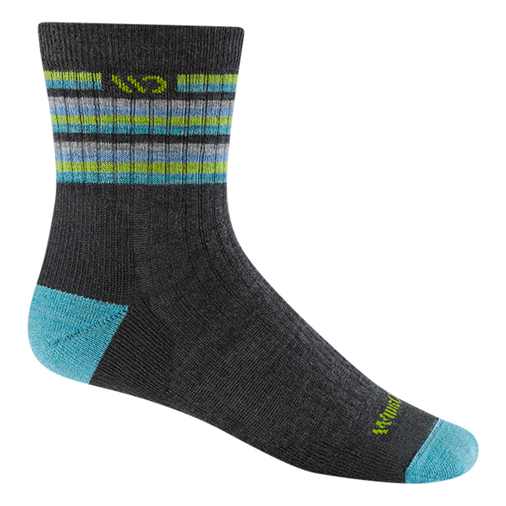 Wide Open Women's Multi Stripe Cushioned Micro Crew Socks