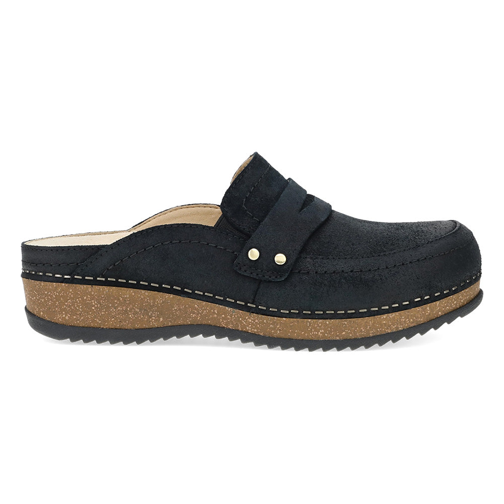 Dansko Women's Maggy Black Leather Clog