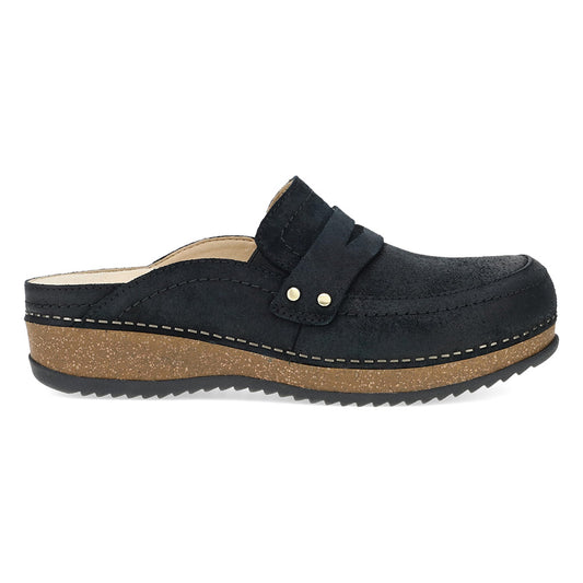 Dansko Women's Maggy Black Leather Clog