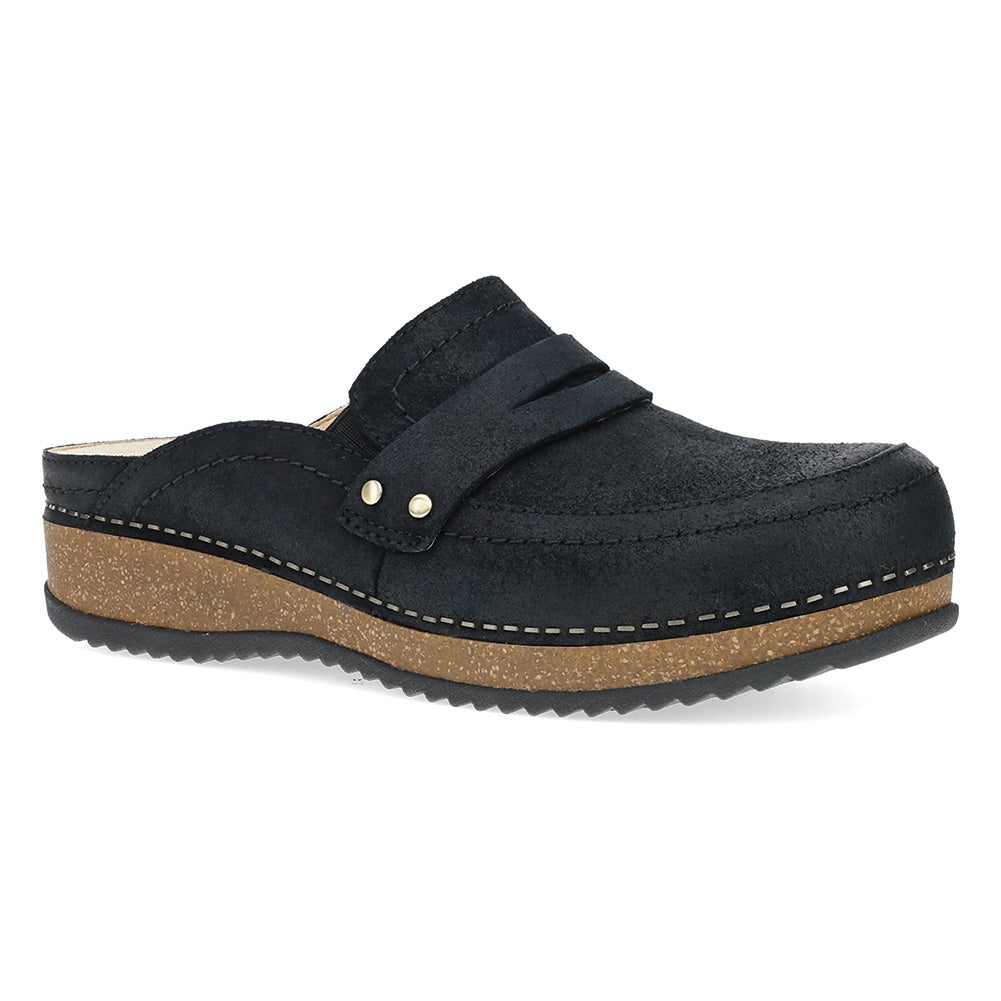 Dansko Women's Maggy Black Leather Clog