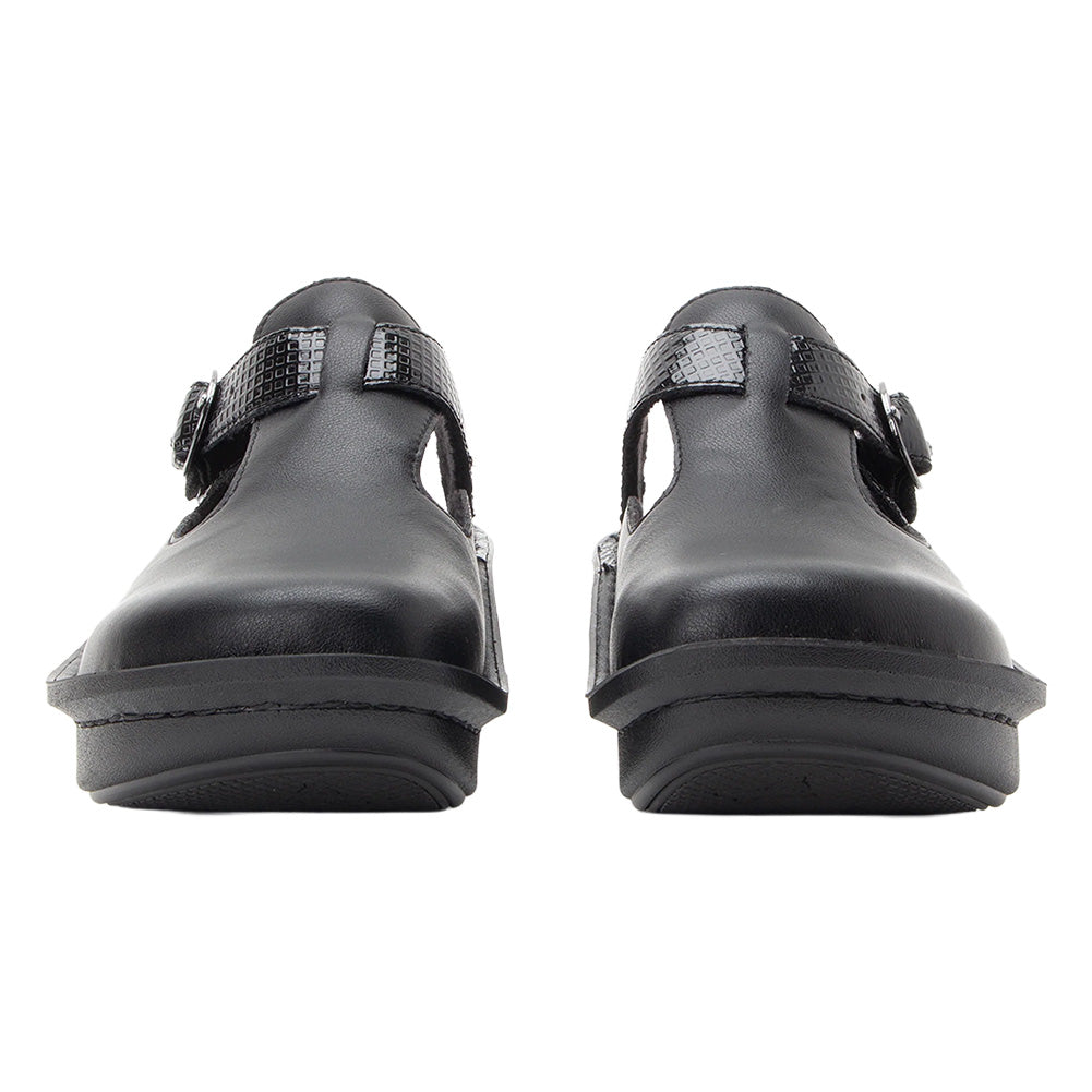 Alegria Women's Classic Black Danish Cookie Clog