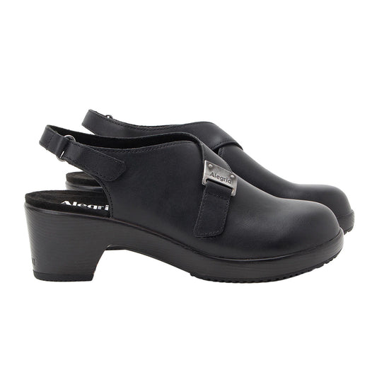 Alegria Women's Maribel Black Slingback Heel