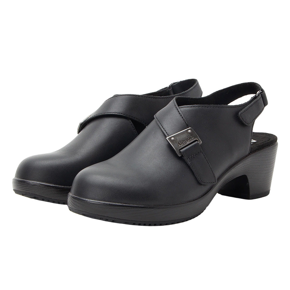 Alegria Women's Maribel Black Slingback Heel