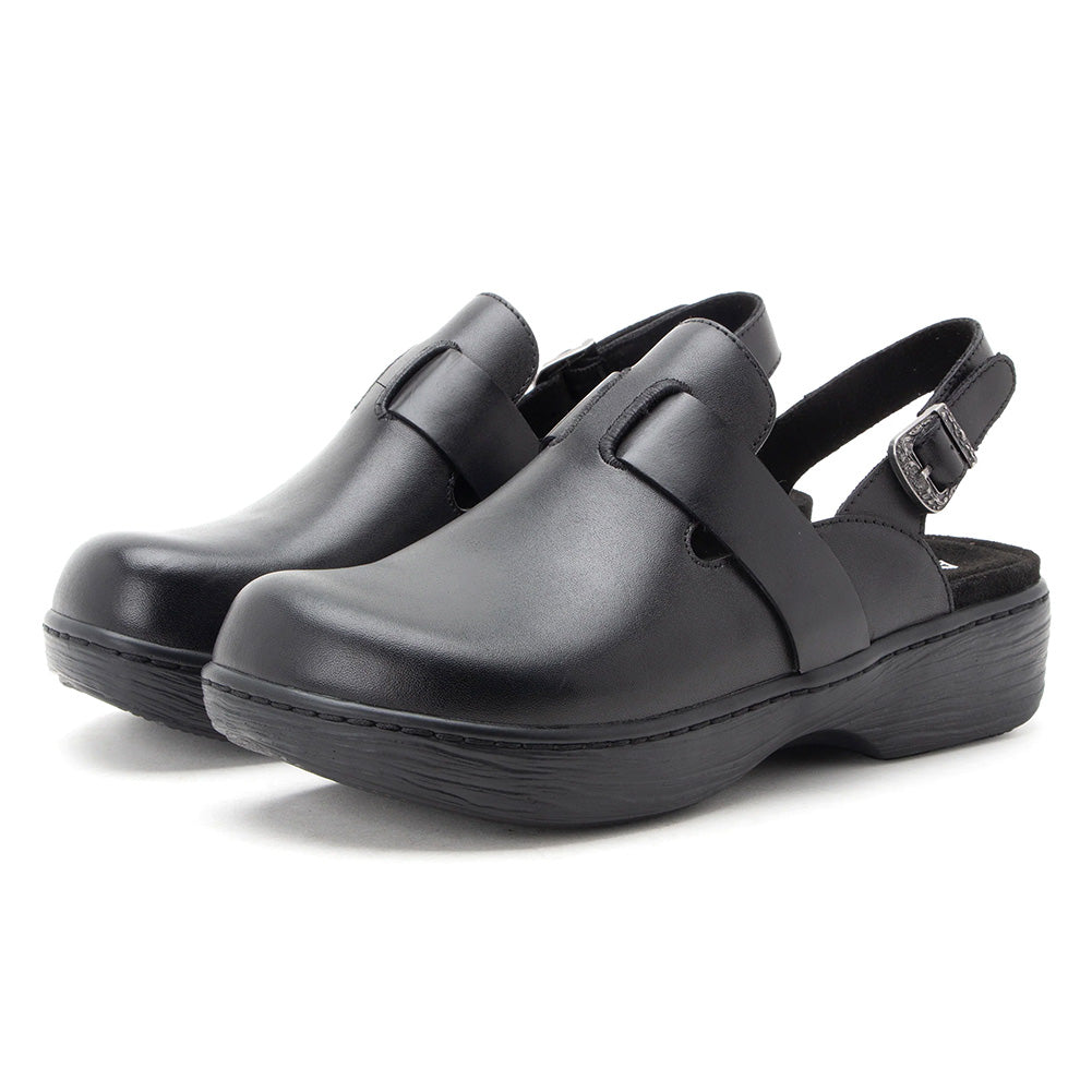 Alegria Women's Olanna Black Slingback Clog