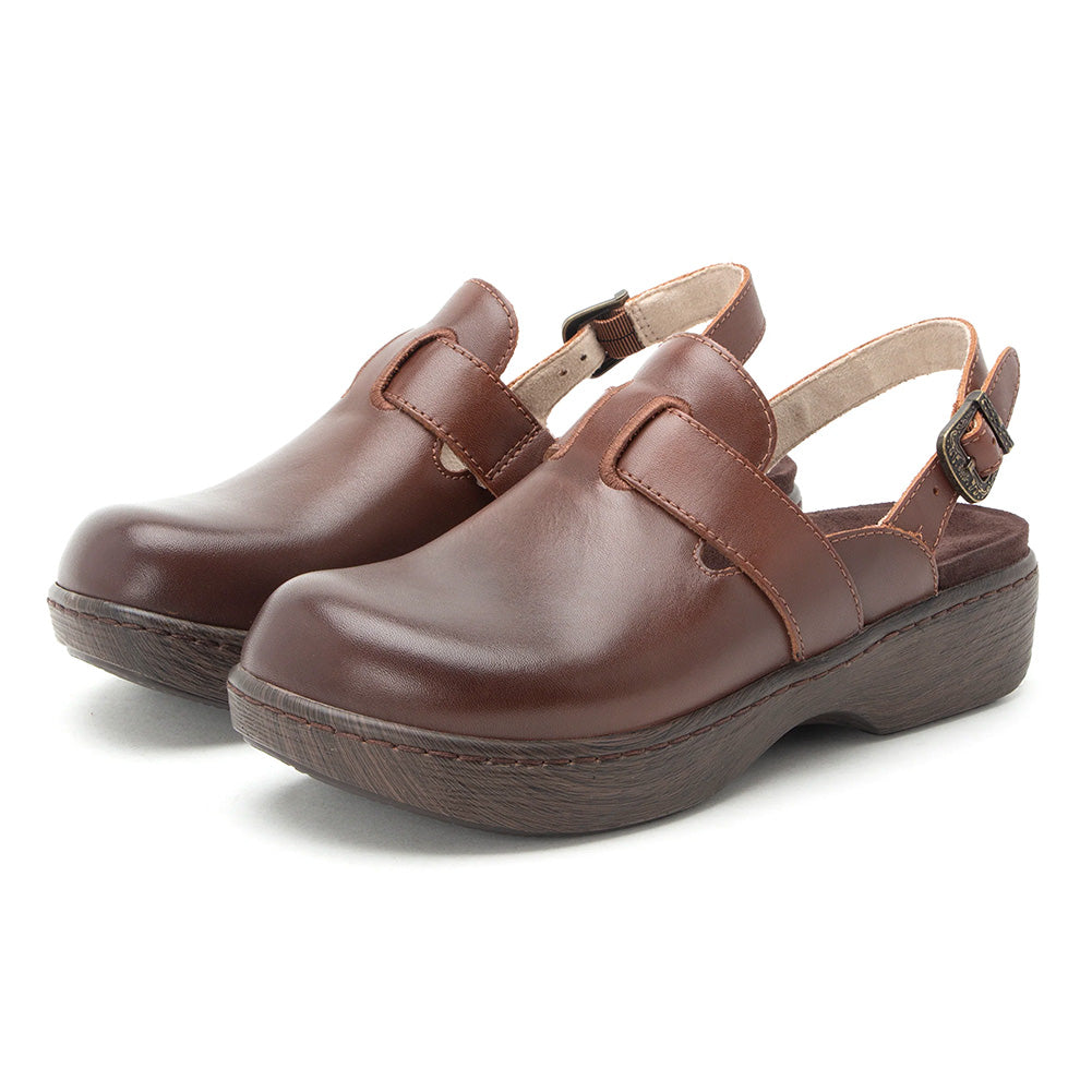 Alegria Women's Olanna Chestnut Slingback Clog