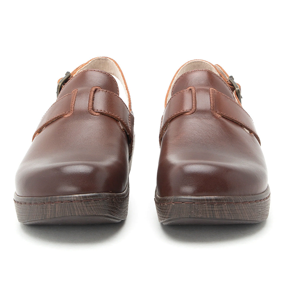 Alegria Women's Olanna Chestnut Slingback Clog